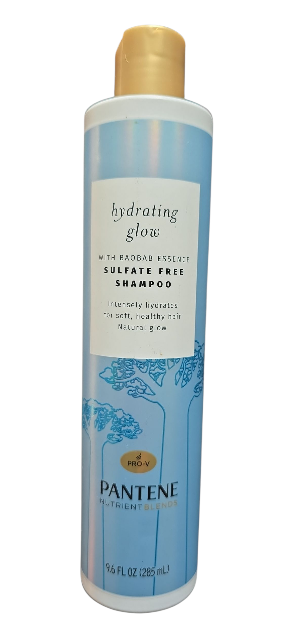 Pantene Hydrating Glow Sulfate Free Shampoo 9.6oz Pro-V Nutrient Blends