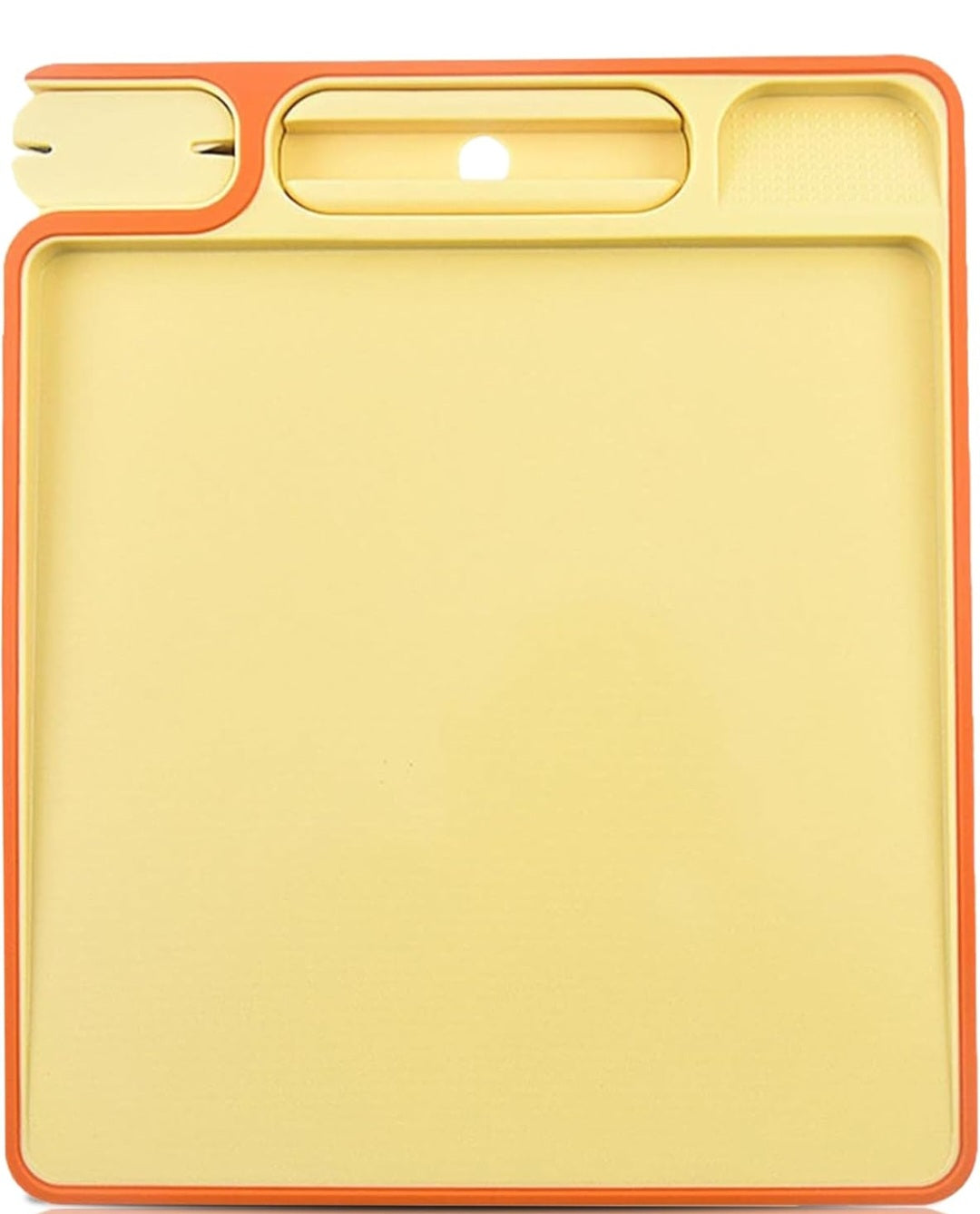 Orange Cutting Board 4-in-1 Kitchen Tool 15"x12.5" Multi Function