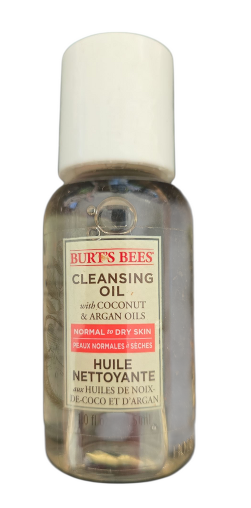 Burt’s Bees Facial Cleansing Oil Lot of 4 with Coconut & Argan Oils 1oz