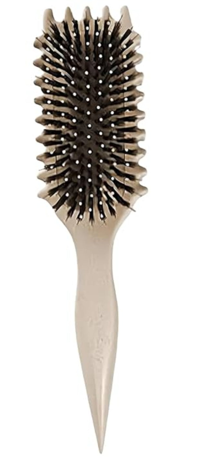 Sweet View Curl Defining Hair Brush Beige Detangling Styling Tool
