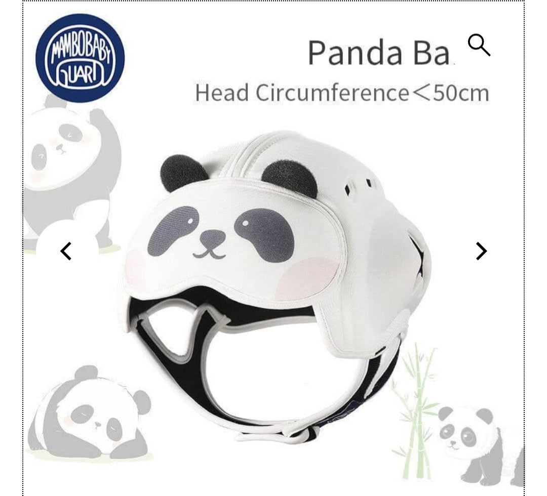 Mambobaby Head Guard Helmet for Infants 6–24 Months Panda Bear